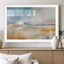 Abstract Landscape Wall Art Canvas Print - Warm Tones of