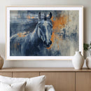 Abstract Blue Horse Wall Art Print Canvas | Horse Wall Art by MyGreatCanvas | Canvas Wall Art Prints | Photo Prints & Wall Decor