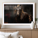 Abstract Black Horse Canvas Print for Farmhouse Wall Art | by MyGreatCanvas | Canvas Wall Art Prints | Photo Prints & Wall Decor