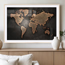 World Map Canvas Print – Framed Travel Map Wall Art for by MyGreatCanvas | Canvas Wall Art Prints | Photo Prints & Wall Decor