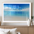 Beach Scene Canvas Wall Art Print – Tranquil Ocean Horizon by MyGreatCanvas | Canvas Wall Art Prints | Photo Prints & Wall Decor