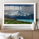 Mount Cook and Lake Pukaki Canvas Wall Art Print – Majestic by MyGreatCanvas | Canvas Wall Art Prints | Photo Prints & Wall Decor