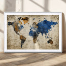 World Map Canvas Print – Detailed Map of the World Wall Art by MyGreatCanvas | Canvas Wall Art Prints | Photo Prints & Wall Decor