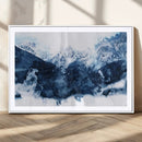 Abstract Blue Mountain Canvas Wall Art – Modern Triptych by MyGreatCanvas | Canvas Wall Art Prints | Photo Prints & Wall Decor