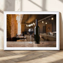 Wine and Bottle Wall Art Canvas Print by MyGreatCanvas | Canvas Wall Art Prints | Photo Prints & Wall Decor