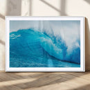 Big Ocean Surfing Wave Wall Art Canvas Print