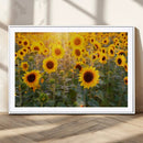 Sunflower Sunshine Wall Art Canvas Print by MyGreatCanvas | Canvas Wall Art Prints | Photo Prints & Wall Decor