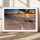 Sunset on Ocean Wall Art Canvas Print by MyGreatCanvas | Canvas Wall Art Prints | Photo Prints & Wall Decor