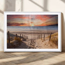 Sunset on the Sea Wall Art Canvas Print by MyGreatCanvas | Canvas Wall Art Prints | Photo Prints & Wall Decor