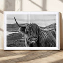 Longhorn Steer Canvas Print Wall Art, Highland Cow Canvas by MyGreatCanvas | Canvas Wall Art Prints | Photo Prints & Wall Decor