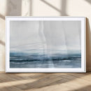 Blue Ocean Abstract Artwork Wall Art Canvas Print