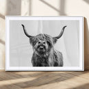 Fanny Scottish Highland Cow Cattle Art Print Farmhouse Wall
