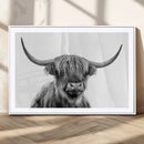 Scottish Highland Cow Cattle Art Print Wall Art Canvas Print by MyGreatCanvas | Canvas Wall Art Prints | Photo Prints & Wall Decor