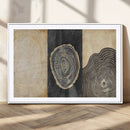 Tree Rings Canvas Wall Art Print – Minimalist Natural