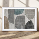 Canvas Print Wall Art Abstract Art Boho, Framed Boho Decor