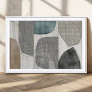 Canvas Print Wall Art Abstract Art Boho, Framed Boho Decor