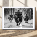 Buffalo Wall Art Canvas Print, Bison Family Wall Art Canvas by MyGreatCanvas | Canvas Wall Art Prints | Photo Prints & Wall Decor