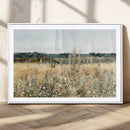 Wildflower Field Wall Art Canvas | Nature-Inspired Landscape