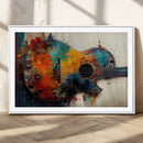 Abstract Guitar Wall Art Canvas | Vibrant Music-Inspired Art by MyGreatCanvas | Canvas Wall Art Prints | Photo Prints & Wall Decor