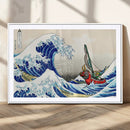 Katsushika Hokusai Kanagawa Giant Wave Wall Art Canvas Print