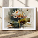 Lotus Flower Watercolor Canvas Print – A Symbol of Serenity by MyGreatCanvas | Canvas Wall Art Prints | Photo Prints & Wall Decor