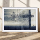 Jesus and the Fading Cross Wall Art Print – Symbol of Faith, by MyGreatCanvas | Canvas Wall Art Prints | Photo Prints & Wall Decor