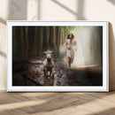 Jesus Canvas Wall Art - Jesus Running After Lost Lamb, by MyGreatCanvas | Canvas Wall Art Prints | Photo Prints & Wall Decor