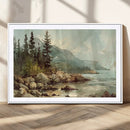 Abstract Acadia National Park Wall Art Canvas Print -