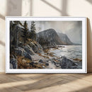 Serene Coastal View of Acadia National Park - Stunning