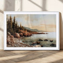 Serene Coastal View of Acadia National Park Wall Art -