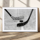 Winter Ice Hockey Sport Canvas Wall Art Print - Hockey Wall by MyGreatCanvas | Canvas Wall Art Prints | Photo Prints & Wall Decor