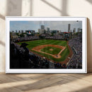 Chicago Cubs Baseball Team Print - Wrigley Field Stadium