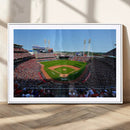 Cincinnati Reds Baseball Canvas Print - American Ball
