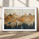 Rustic Wood Mountain Wall Art Print | Triptych Giclee Print by MyGreatCanvas | Canvas Wall Art Prints | Photo Prints & Wall Decor