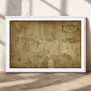 Vintage Game of Thrones Map Wall Art | Westeros and Essos
