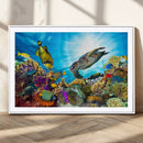 Colorful Coral Reef and Sea Life Turtle Canvas Print, by MyGreatCanvas | Canvas Wall Art Prints | Photo Prints & Wall Decor