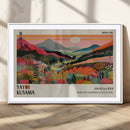 Yayoi Kusama Landscape Canvas Print, Vibrant Floral Mountain by MyGreatCanvas | Canvas Wall Art Prints | Photo Prints & Wall Decor