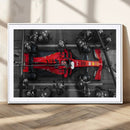 Ferrari Pit Stop Canvas Wall Art – Precision and Speed