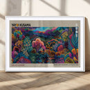 Framed Japanese 1986 Wall Art Print, Yayoi Kusama 1986 Wall