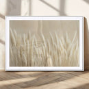Grass Wall Art Print - Elegant Neutral Decor for Living