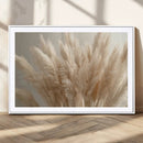 Pampas Grass Canvas Wall Art - Elegant Neutral Decor for