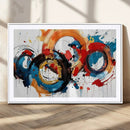 Abstract Wall Art, Rings Wall Art Canvas Print