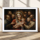 Religious Canvas Wall Art Print - Madonna and Child with by MyGreatCanvas | Canvas Wall Art Prints | Photo Prints & Wall Decor