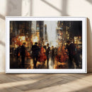 Abstract Jazz Art Wall Art Canvas Print – Colorful Musical