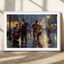 Afro Abstract Jazz Music Wall Art Canvas Print – Colorful