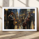 Jazz Canvas Wall Art Print – Abstract African American Music