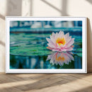 Lotus Flower Wall Art Canvas Print, Water Lily Large Wall