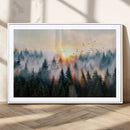 Abstract Forest Wall Art - Serene Nature Canvas Print with by MyGreatCanvas | Canvas Wall Art Prints | Photo Prints & Wall Decor