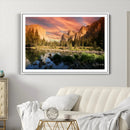 Yosemite Valley Wall Art Canvas Print – El Capitan Sunset