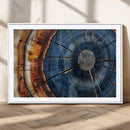Framed Abstract Tree Ring Wall Art Print Natural Rustic Wood by MyGreatCanvas | Canvas Wall Art Prints | Photo Prints & Wall Decor
